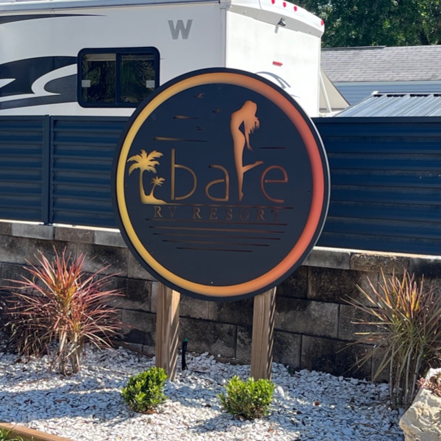 Club logo for bare RV Resort