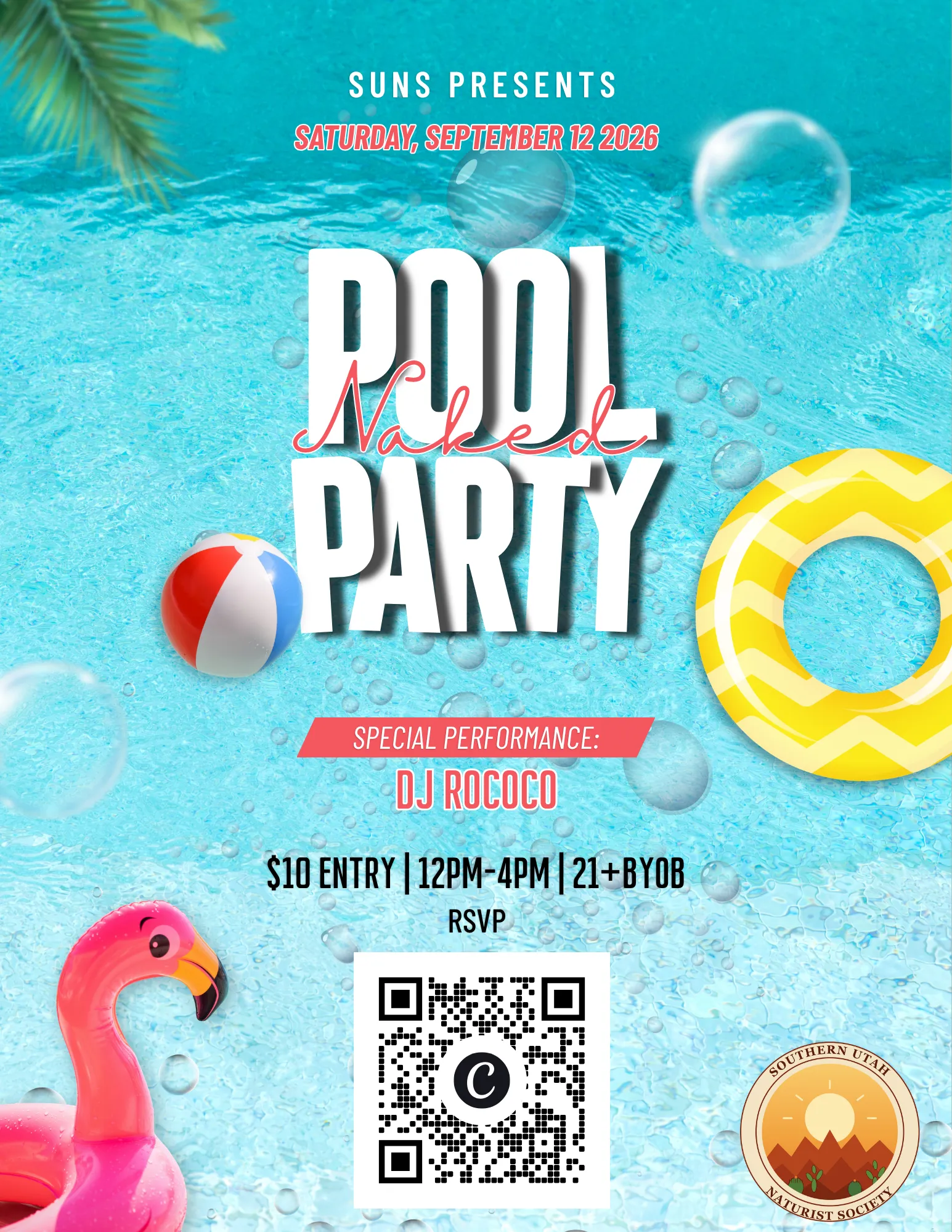 Pool Party with LIVE music presenting DJ Rococo!!