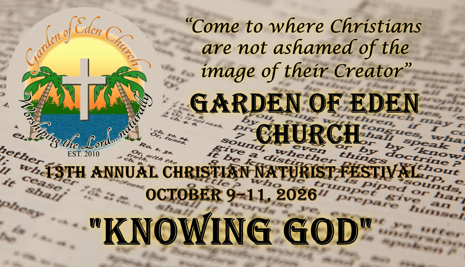 Christian Naturist Festival