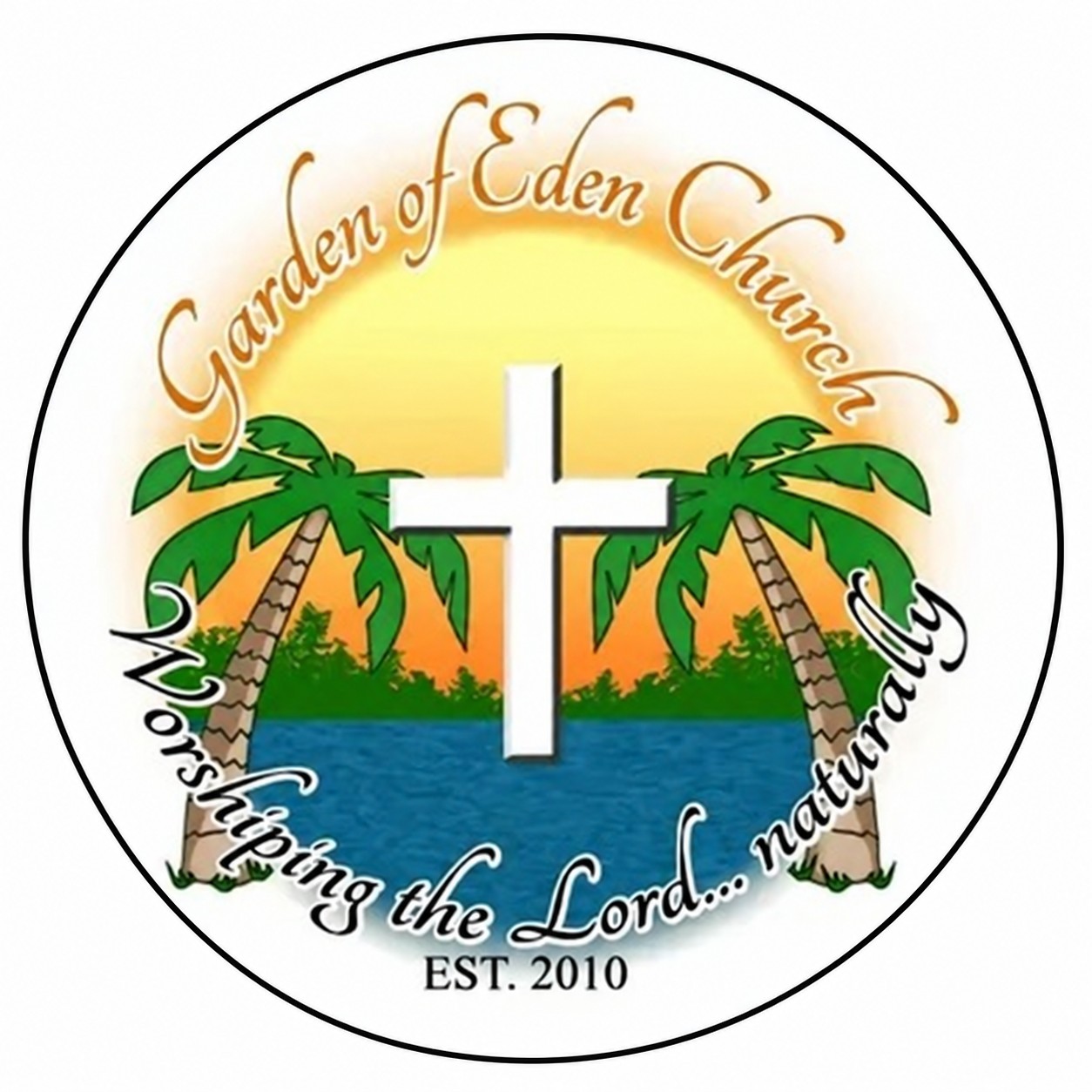 Garden of Eden Church Message logo